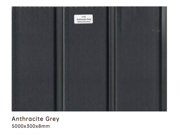 iCladd Sofits Anthracite Grey 5000 x 300 x 8mm